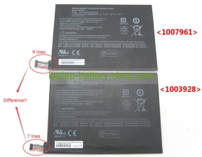 Hp MLP3383115-2P, 789609-001 3.8V 9220mAh original batteries