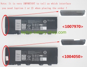 Dell 8G8GJ, 3NVTG 7.4V 8000mAh original batteries