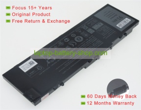 Dell RDYCT, TWCPG 11.4V 7950mAh original batteries