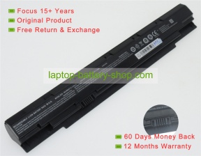 Clevo 6-87-N24JS-42F1, 6-87-N24JS-4UF3 14.8V or 15.12V 2900mAh replacement batteries