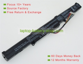 Asus A41-X550E, 0B110-00220000 14.4V 2200mAh replacement batteries