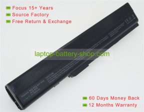 Asus A32-K52, A42-K52 10.8V 7800mAh replacement batteries