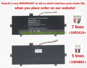 Ematic 3882229C, 4082229C 3.8V 8000mAh original batteries