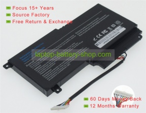 Toshiba PA5107U-1BRS, P000573230 14.4V 2838mAh replacement batteries