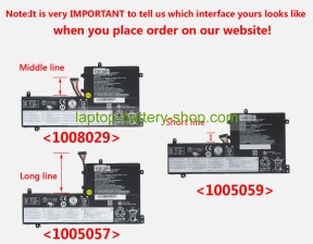 Lenovo L17C3PG2, L17M3PG2 11.55V 4965mAh original batteries