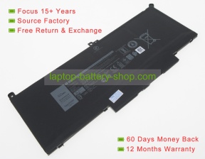 Dell DM3WC, 2X39G 7.6V 7500mAh replacement batteries