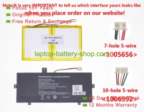 Xidu NV-3492107-2S, 3492110-2SP 7.6V 5000mAh original batteries
