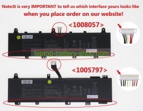 Asus C41N1906, 0B200-03590000 15.4V 5675mAh original batteries