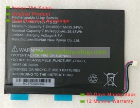 Other MLP3187115-2S 7.6V 4800mAh original batteries