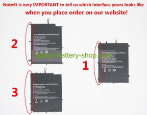 Cube 30154200P, 2865165-2P 7.6V 5000mAh original batteries