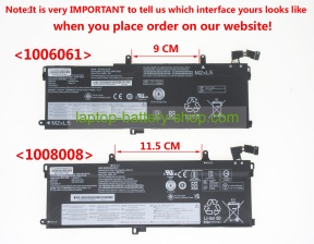 Lenovo 02DL012, L18M3P71 11.52V 4950mAh original batteries