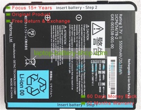 Nec GXE-003158-001-00, 1ICP6/54/78-2 3.7V 5500mAh original batteries