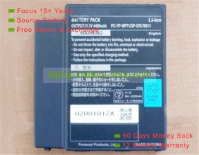 Nec PC-VP-WP71, OP-570-76911 11.1V 4400mAh original batteries