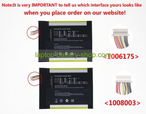 Teclast P3362160, P3361160 7.4V 5500mAh replacement batteries