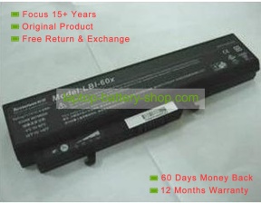 Lenovo LBL-60X 11.1V 4800mAh original batteries