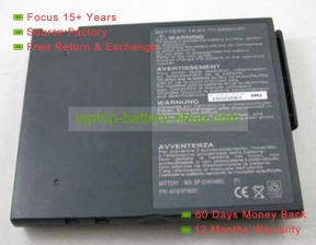 Packard bell 44167874001, MSL BP-GHA 4400 14.8V 4400mAh replacement batteries