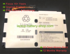 Fujitsu 5AAXBT098JAA- 3.8V 5900mAh original batteries
