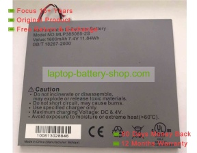 Mcnair MLP385085-2S 7.4V 1600mAh original batteries