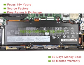 Lenovo 5B10W51855, L20D4P73 15.36V 3564mAh original batteries