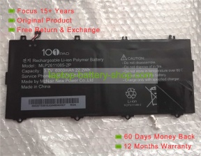 Mcnair MLP2611085-2P 3.7V 6000mAh original batteries