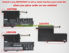 Lenovo L14M2P21, L14L2P21, IdeaPad 500S 7.4V 4050mAh original batteries