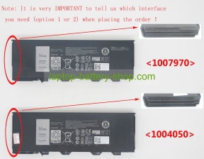 Dell NJTCH, VD0FX 7.4V 8000mAh original batteries