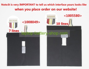 Chuwi CLTD-31152196, 31160201P 7.6V 5000mAh replacement batteries