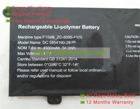 Rtdpart 5954190, F152G 7.6V 4500mAh original batteries