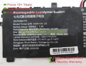 Rtdpart 4568108, 4568108-2S 7.6V 4500mAh original batteries