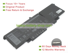 Dell 66DWX, 0HYH8 11.4V 4870mAh original batteries