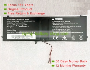 Other True SMart Book 3.7V 10000mAh original batteries