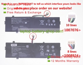 Hasee 5921MAH, 4569127-2S 7.6V 5921mAh original batteries