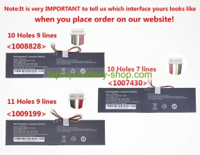 Microtech 2102SHCD13891, 6970290P 7.6V 5000mAh original batteries