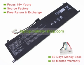 Msi BTY-M6M2 15.2V 6578mAh replacement batteries
