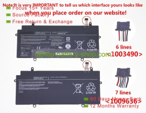Toshiba P000586330, PA5136U-1BRS 14.8V 3380mAh replacement batteries