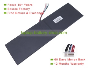 Gateway U3576127PV-2S1P, U3285131PV-2S 7.6V 5000mAh replacement batteries